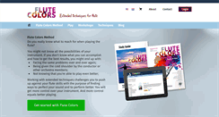 Desktop Screenshot of flutecolors.com