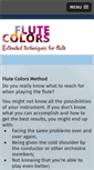 Mobile Screenshot of flutecolors.com