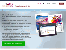 Tablet Screenshot of flutecolors.com